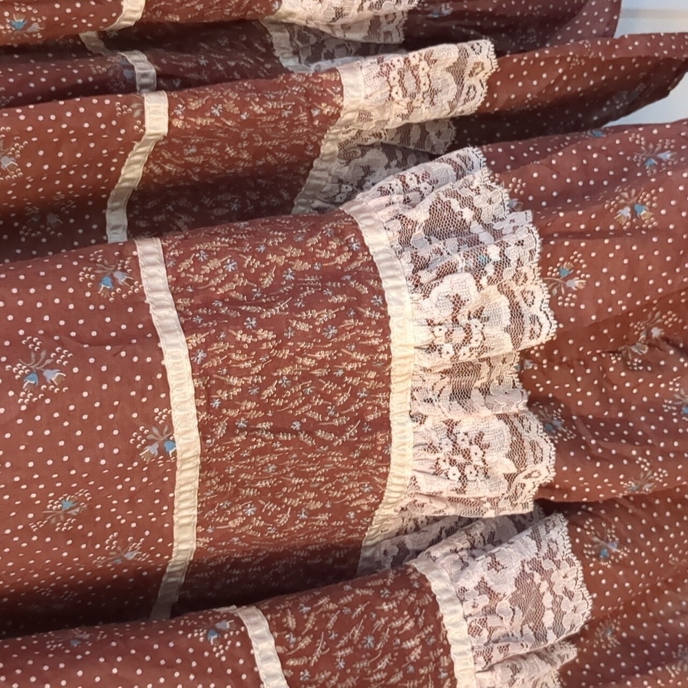 Gunne Sax Vintage Calico Dress - Picture 6 of 14